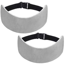 JenPen 2 Sets Headrest Travel Pillow Neck Pillow for Airplane Travel Functional Airplane Head Straps Neck Brace for Sleeping on Airplane Car (Gray)