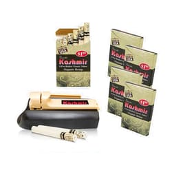 Kashmir Combo of Organic Pre Rolled Classic Tubes with Injector Machine Amazing Taste, Portable, Reliable - Pack of 5