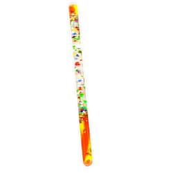 Star Magic Spiral Glitter Wand Hand Fidget Wonder Tube 12 Inch Yellow/Orange