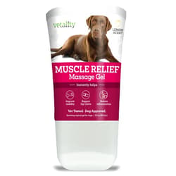 Vetality Muscle Rub Ointment for Dogs | Fast Pain Relief | Soothing Topical Anti-Inflammatory | 3 fl oz | Lemon Scent