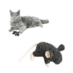SPOT Ethical Pets 52084 Wool Mouse Willie Catnip Toys