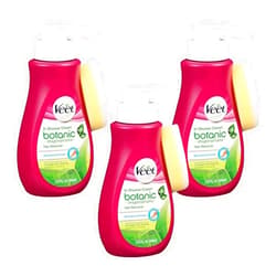 Reckitt Veet In Shower Hair Removal Cream, Botanic Inspirations, Legs & Body, 400 ml (Pack of 3)