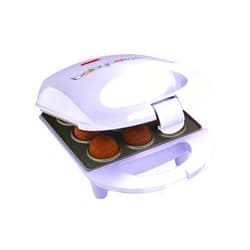 Babycakes Mini Cake Pop Maker by Select Brands - Easy-to-Use Machine - Recipes Included - Non-Stick Coating, Non-Skid Feet & Power Light - Makes 9 Cake Pops