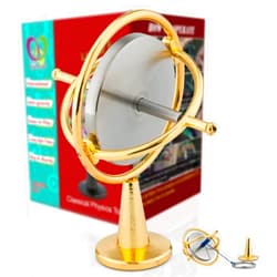 DjuiinoStar Heavy Duty Gyroscope (Solid Stainless Steel Rotor): Initial Speed 8,000 RPM, Sturdy and Stable; Provides Very Good Gaming Experience; High-End Office Toy, Addictive Science Gear DG-5PRO-01