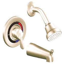 Cleveland Faucet Group 40311CBNGR Cornerstone Tub And Shower Trim Brushed Nickel 1.75 Gpm