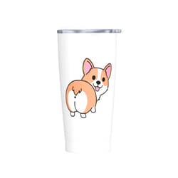 Yipaidel Corgi Butt 20 OZ Stainless Steel Vacuum Insulated Tumblers Lids Travel Coffee Mug, Inspirational Gifts for Sister Best Friends Coworkers, Mothers Day Christmas, Gifts for Mom From Daughter