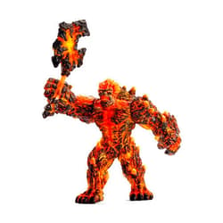 Schleich Eldrador Creatures - Lava Monster Figurine with Play Battle Axe - Posable Giant Fire Golem Fantasy Action Figure - Durable Toys for Imaginative Play for Boys and Girls - Kids Ages 7+ | 42447