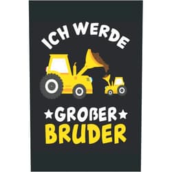 German Edition by Lunas Bagger Zubehör (Author) Werdender Großer Bruder: Bagger Notizbuch (liniert) Bauarbeiter (German Edition)