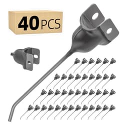 Maple Farm Seats Inc 40PCS Hay Rake Teeth 182, Heavy Duty Universal Replacement Hay Rake Tines Rubber Mounted Tedder Baler Pickup Bolt On Tine Tooth Parts, Fits John Deere New Holland 256 Ford New Idea AC AGCO IHC