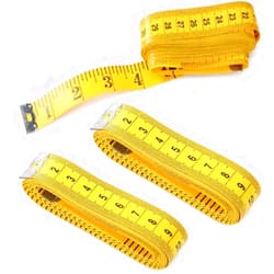 AKOAK 3 Count 300cm/120 Inch Double-Scale Soft Tape Measuring Weight Loss Medical Body Measurement Sewing Tailor Cloth Ruler Dressmaker Flexible Ruler Heavy Stuy Tape Measure