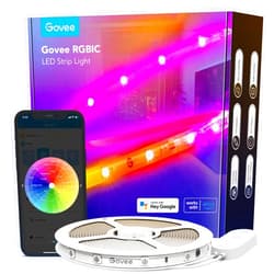 Govee RGBIC LED Strip Lights, 16.4ft WiFi LED Lights Work with Alexa and Google Assistant, Smart LED Strips App Control, DIY, Music Sync, Color Changing LED Lights for Bedroom, Valentine's Day Decor