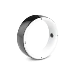 JAKCOM R5 Smart Ring Newest Intelligent Wearable RFID Device Build-in 13.56mhz 125khz 6 RFID Cards & 128GB Wireless Disk Sharing & 2 Health Stones & Many NFC Functions for iPhone Android (L)