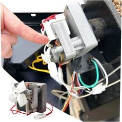 Village Smoker Upgraded 2.0RPM Auger Motor Replacement Parts for Traeger & Pit Boss & Camp Chef & Z Grills Universal AC Pellet Grills Gear Motor Strong Torque