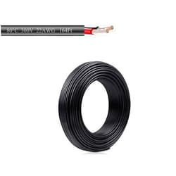 M RNEHON 22AWG Electrical Wire, 164ft/50m 2 Conductor 22 Gauge Extension Cable, Waterproof/Compression/Sunproof Low Voltage Landscape Wire Outdoor Lighting Cable for LED Strips Light Lighting,Deck Lighting