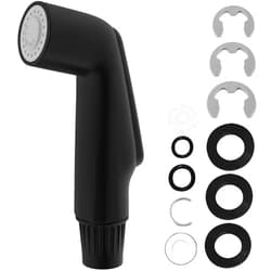 Hygie Rinse Kitchen Sink Side Sprayer Head Replacement Universal Sink Sprayer Attachment Compatible with Delta, Moen, Kohler and Other OEM Brand, Pull Out Kitchen Sink Faucet Sprayer Head - Matteblack