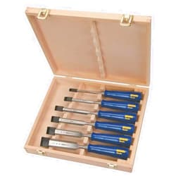 IRWIN Marples Chisel Set for Woodworking, 6-Piece (M444SB6N), Blue