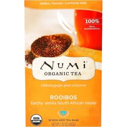 Numi Organic Tea Herb Red Mellow Bsh Rooibos, 18 ct