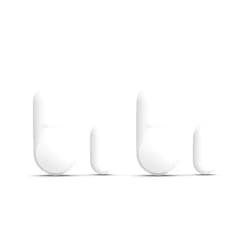 ecobee Smart Sensor for Doors & Windows 2 Pack - Wifi Contact Sensor for Home Security, Energy Savings - Compatible with Smart Thermostats - Temperature sensor, white