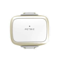PETBIZ G1-US GPS Pet Tracker, Real-Time Dog Locator & Activity Monitor, 30 Days Ultra Long-Lasting Battery Lightweight Waterproof Dog Finder (White)