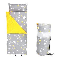 NEDVI Toddler Nap Mat with Carry Bag,Sleeping Bag with Removable Pillow