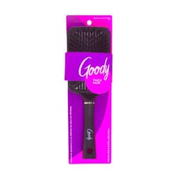 Goody Detangle It Paddle Brush - Black, Custom Style Detangler Brush with Nylon & Boar Bristles, Use as a Detangling Brush, Styling Hair Brush to Tackle Tangles & Knots, Brush for Thick Hair