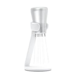 Normcore WDT Tool V2.1 with Stand, 9 Prong 0.23mm Espresso Distribution Tool, Weiss Distribution Technique, Magnetic Coffee Stirrer with 16 Extra Needles, Silver