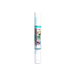 Con-Tact Brand Creative Clear Covering, Versatile and Self-Adhesive Shelf Liner, Ideal Privacy Film, Protective Clear Vinyl, 18'' x 50', Matte