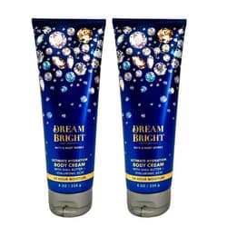Bath & Body Works Ultra Shea Body Cream, 8oz Each, Pack of 2 (Dream Bright)