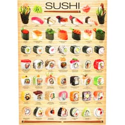 UULLP For Vintage Tin Poster The Sushi Japan Metal Tin Sign 8x12 Inch Retro Home Kitchen Office Garden Garage Wall Decor Vintage Metal Tin Sign Wall Art Decor 8x12 Inch, ZJTP09