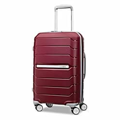 Samsonite Freeform Hardside Expandable with Double Spinner Wheels, Merlot, Carry-On 21-Inch Carry-On 21-Inch Merlot