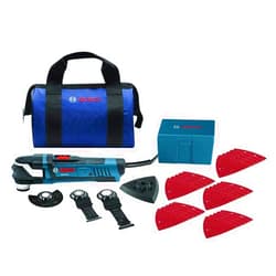 Bosch GOP40-30B-RT Multi-X 3.0 Amp StarlockPlus Oscillating Tool Kit w/Snap-In Blade Attachment (Renewed)