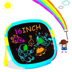 ZMKHJJG LCD Writing Tablet, 16 Inch Drawing Doodle Board for Kids Drawing Tablet Writing Pad Doodle Drawing Pad,Education Learning Drawing Board Toys for Age 3-12(Blue)