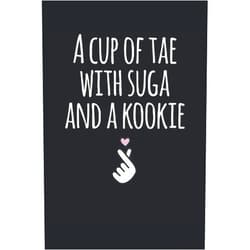By KoreanDesign publishing (Author) Cup of tae with suga and a kookie: Day Planner Notebook Journal Gift to K-Pop Fan Korean Music Lover Kdrama Hangul Korean Culture South Korea Best Friend Christmas Gift Party