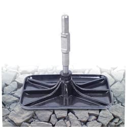 LIANDU-US Jack Hammer Compactor Plate with Handle Manganese Steel Tamper Rammer Plate Snoring Tablet for Ground Builder Landscaper Gardeners