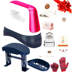 MEETDUMPL Hat Heat Press，Hat Press，Mini Heat Press，Hat Press Heat Machine for Caps，Heat Press Machine for t Shirts，6.2 * 3.3 in Curved Ceramic-Coated Heat Plate,Easy Temperature Control with Safety Base (Red1)