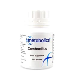 Metabolics Combocillus Capsules | 7 Key Strains Of Good Bacteria | 10 Billion Live Bio Cultures | Vegan Capsules Made In The UK | Pot Of 90 Capsules | L Bulgaricus, L Acidophilis, L Rhamnosus, L Casei, B Breve,