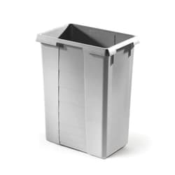 Kitchen Inventions Hailo 42 liters Large Replacement Waste Bin Euro Cargo Trash for Commercial and Residential use 44.38 Quart Capacity - Gray