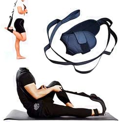 EOM Yoga Stretch Strap, Leg Stretcher Foot Stretching Belt with Loops, Yoga Rehabilitation Belt Stretching Strap, Gymnastics Stretching Band Ligament Exercise Training Belt Stretch Strap