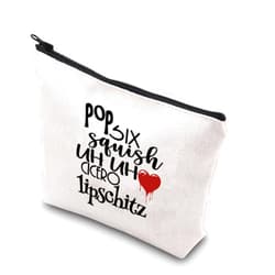 WCGXKO Chicago Musical Inspired Gift Six Squish Uh Uh Cicero Lipschitz Zipper Pouch Cosmetic Bag (POP SIX)