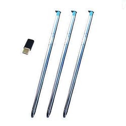 Alovexiong 3 Pack Light Blue Touch Stylus Pen Replacement for LG Stylo 6 Stylus 6 Q730AM Q730VS Q730MS Q730PS Q730CS Q730MA LCD Touch Pen Stylus Pen + Type-c Adapter