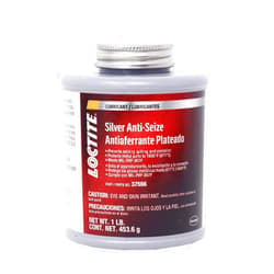 Loctite 501001 Silver-Grade Anti-Seize Lubricant, 1 lb, Brushtop