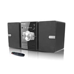 HANLIM Home Stereo System with CD Player FM Radio Bluetooth AUX in/USB in, Earphone Jack, Remote Control, 30W HiFi Shelf Stereo System