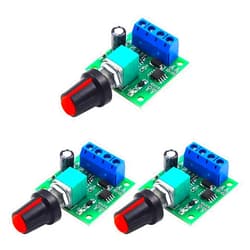 LifCratms 3 Pack PMW Motor Speed Controller, Low Voltage DC 1.8V 3V 5V 6V 12V 2A Adjustable Driver Switch
