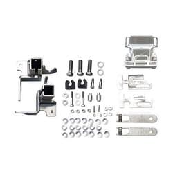 Longroadaccess Kozak Bumper Mounting Brackets Hardware Set for Deer Moose Brush Guard Compatible with Volvo VNL 2004-2017 Semi Trucks - Plus Volvo Logo Emblem and Kozak Reflective Vest