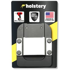 Holstery DriverMaster | Clip-On Tool Belt Drill Holder - Simple Hook Holster for Cordless Drill, Impact, Nailer, Tape Measure, or Any Tools with Hanger Clips