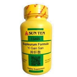 Sun Ten - Bupleurum Formula/Yi Gan San, 158B, 100 Capsules