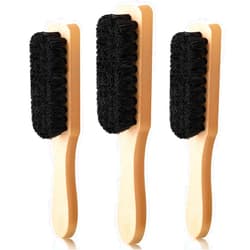 Nuogo 3 Pcs Laundry Stain Brush Soft Bristle Brush Velvet Furniture Brush with Wooden Handle Stain Brush Clothes Brush Stain Remover Tool for Household Cleaning Clean Carpet Furniture Laundry Supplies