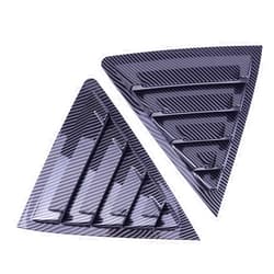 Eastar|ciciTree eastar 2Pcs Carbon Fiber Style Rear Side Window Scoop Louver Vent Cover Trim Fit for Toyota Corolla 2014-2018