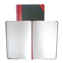 National Brand Record Book, Black Ultima, 10.06 x 7.875 inches, 150 Pages (A21150R)