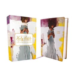 Zondervan,Anne Neilson NRSVue, Holy Bible, Anne Neilson Angel Art Series, Leathersoft, Multi-Purple, Comfort Print